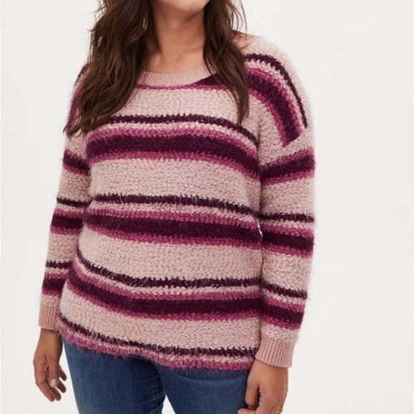 nwt POPCORN PULLOVER DROP SHOULDER SWEATER SIZE 4 - Picture 1 of 4